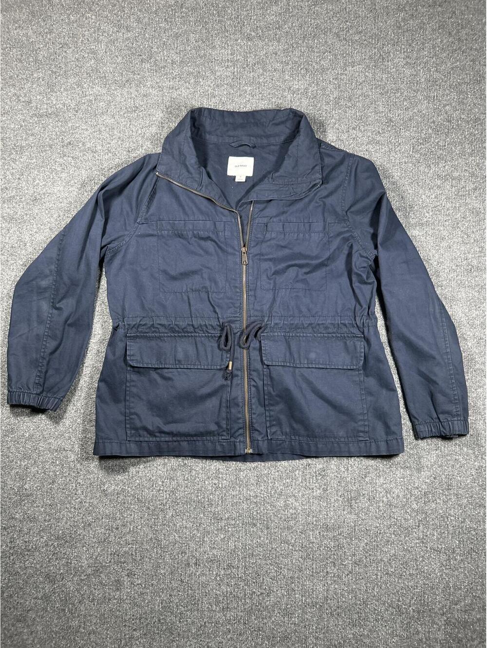 Old Navy Navy Blue Lightweight Utility Jacket XL
